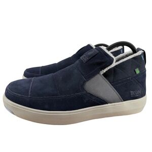 Stio Mens Colter Low Slip On Shoes Navy Suede Fur Lined Size 10.5 IKON Pass